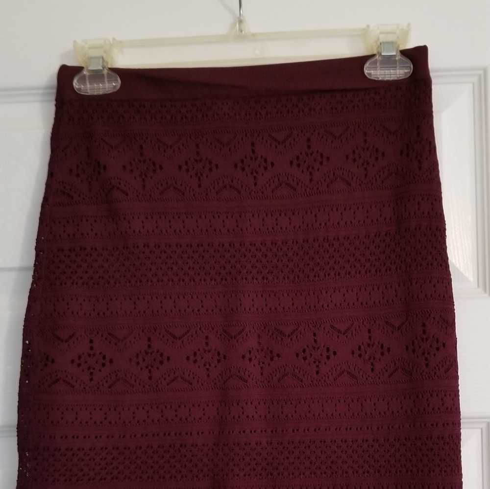 WHBM purple pencil skirt xsp NWOT